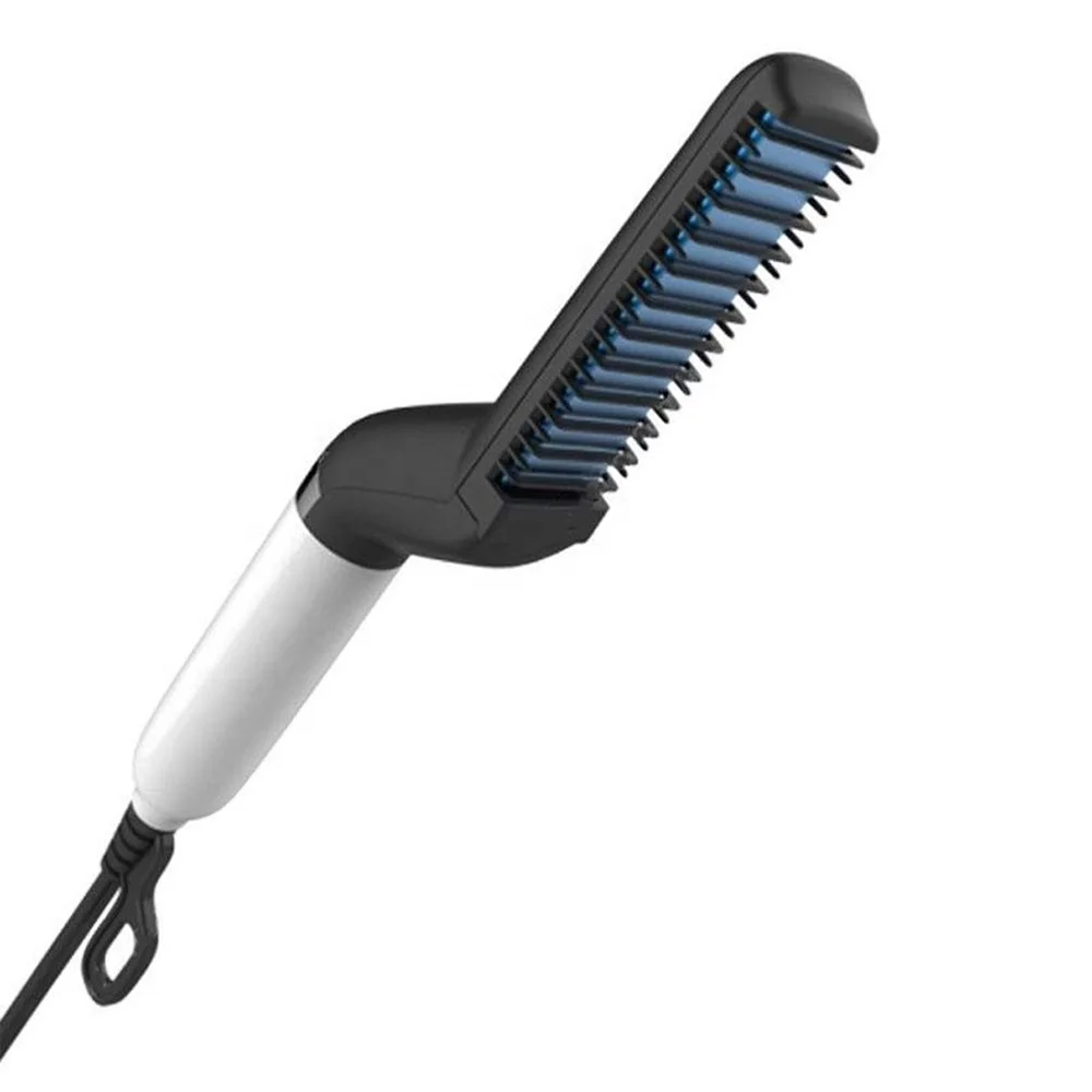 

Yinzam Electric Beard Heated Brush Kit Hair Straightener Straightening Men Quick Style Beard Straightening Comb