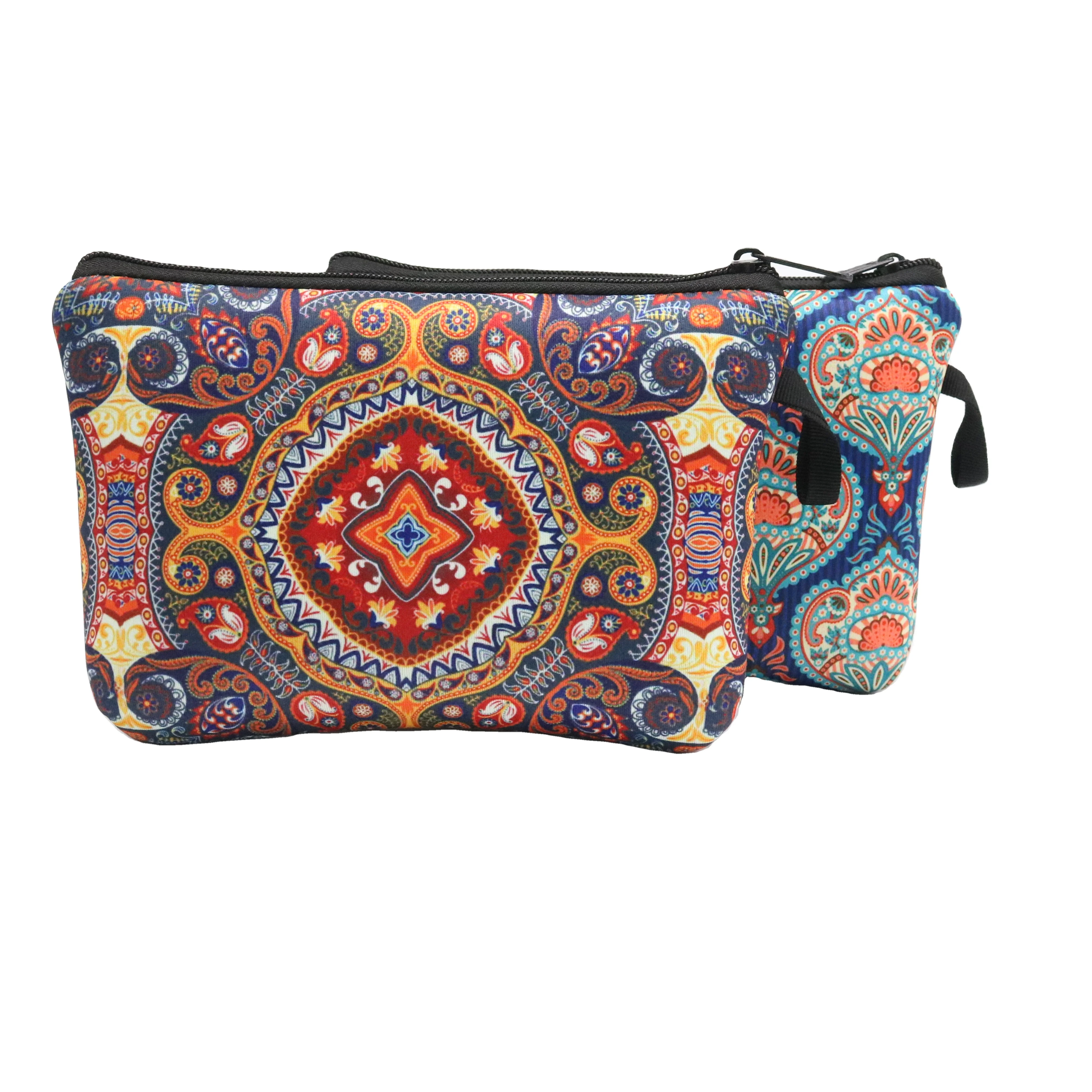 

Custom outdoor Travel Waterproof Beach Zipper Cosmetic Bag Neoprene Toilet wash Bag custom With Handle, Customized color