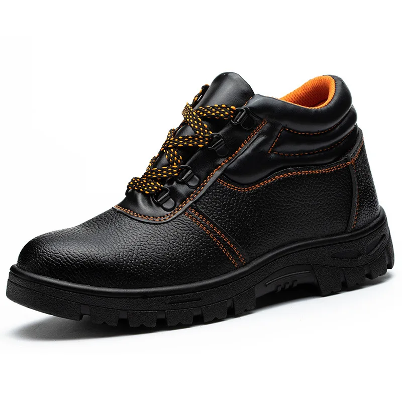 

Middle Cut Anti-smash Anti-stab Oil And Acid-base Resistant Wear-resistant Anti-slip Anti-collision Safty Shoes For Men