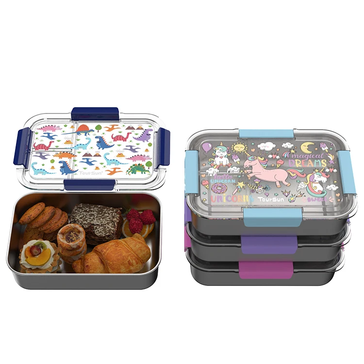 

Bpa Free Tiffin Box Microwave Safe 1compartments Reusable Stainless Steel Bento Kids Lunch Boxes