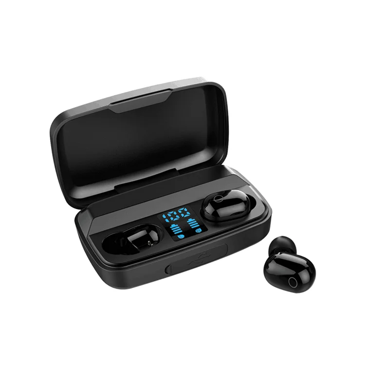 

2021 Laudtec A10s Headset Wireless Earphones 5.0 Sports Led Touch Screen TWS Earbuds With Power Bank TWS Headphone