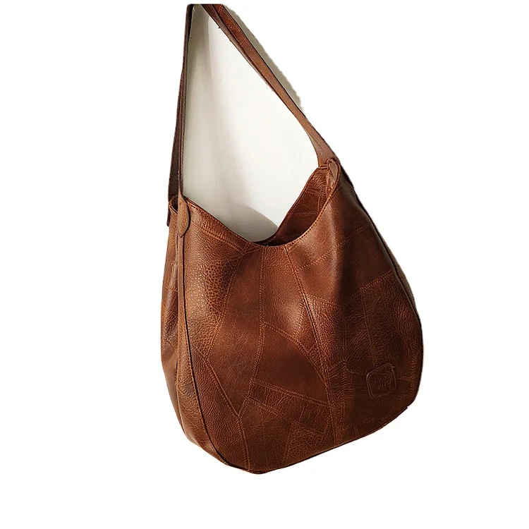 

Vintage Hobo Soft Pu Leather Large Capcaity Ladies Trendy crossbody shoulder bag, Picture