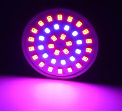 LED Grow Light Full Spectrum E27 E14 GU10 MR16 36 54 72LEDs Spot Lamp UV IR Red Blue For Flower Plant Hydroponics Bulb