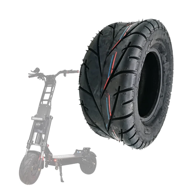 

New Image Escooter 13 Inch Motor Wheels Vacuum Tire 13x5.00-6.5 Tubeless Tyre For Motorcycle FLJ K6 Electric Scooter