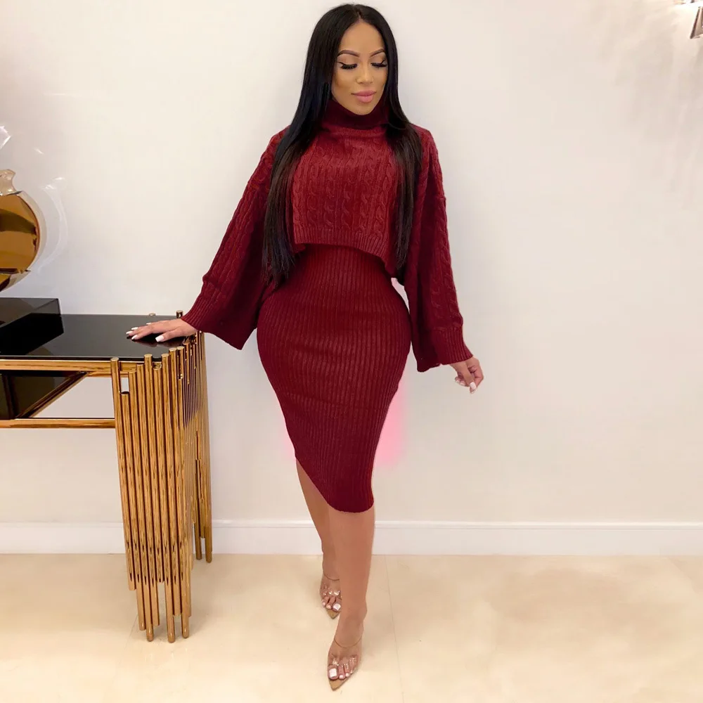 

plus size dresses Woman Suit Two-Piece dress set For women plus size coat woman