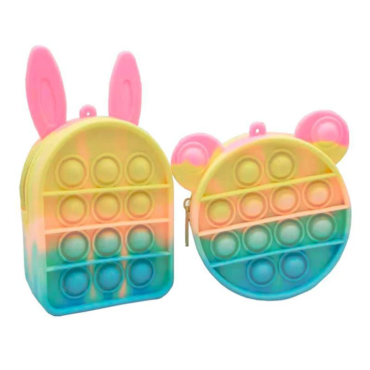 

Silicone Wallet Kids Silicone Key Purse for Coin Hot Selling Cute Portable Design Slim Sale Fashion Cartoon Gift Unisex Pocket, As per picture