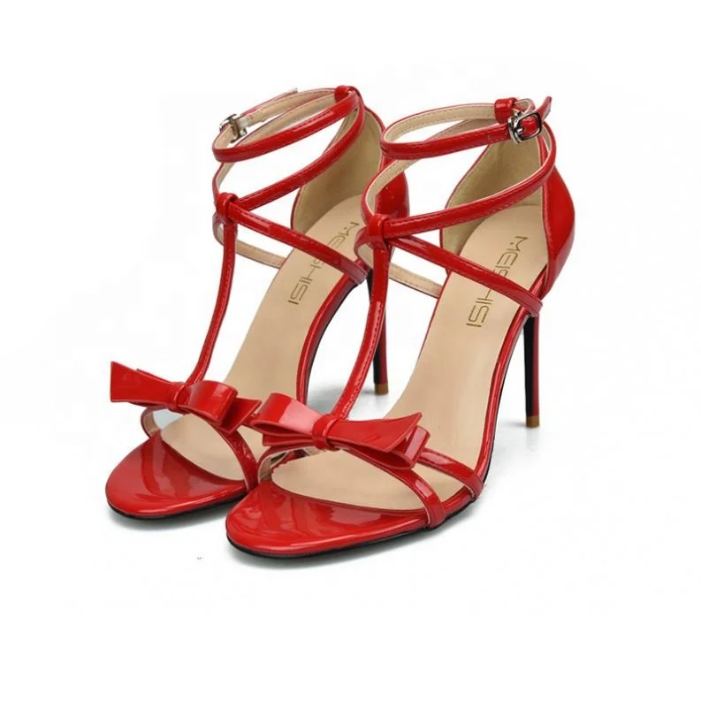 

Large Size 35 36 42 43 44 45 46 Custom Block Heels Red Wedding Dress Shoes Women Sandals Stiletto High Heeled Sandals Ladies, Custom color