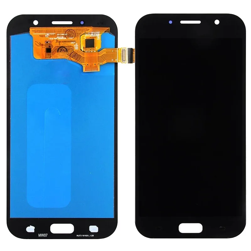 

Super Amoled Lcd For Samsung Galaxy A7 2017 A720 A720F SM-A720F A720M Lcd Display With Touch Screen Digitizer Assembly Replace