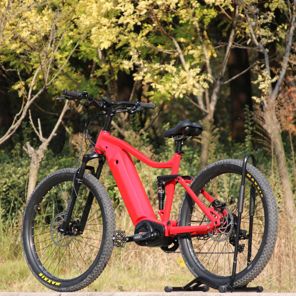 

High Power ebike 48V Bafang G510 1000W Motor electric bike Full Suspension Mid drive electric bicycle