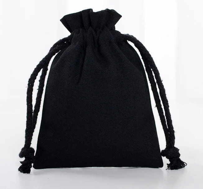 

Personalized Colorful custom logo printed muslin organic cotton pouch canvas drawstring bags with logo, Natural