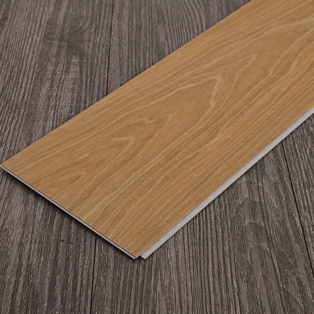 

Healthy Fireproof 2mm Wood Grain Click Lock vinyl flooring Luxury Plank PVC floor tiles for garage