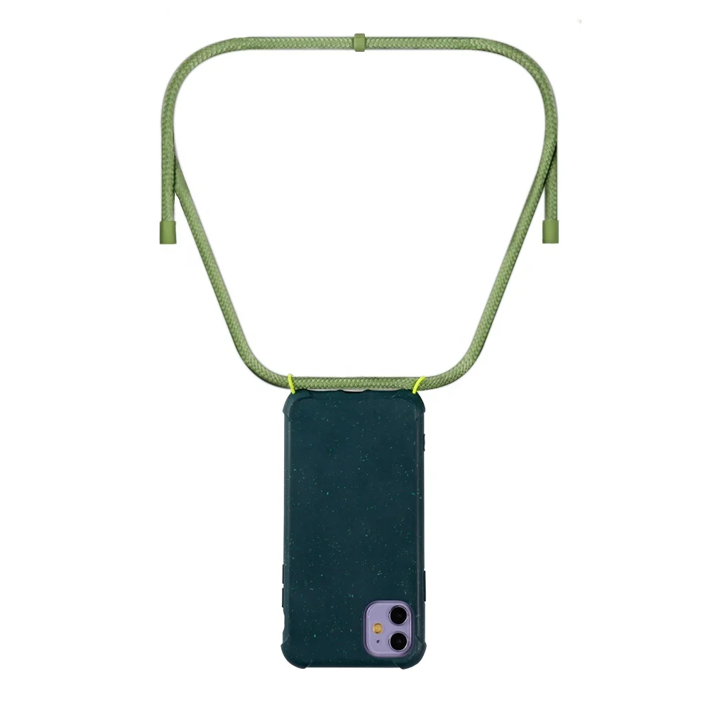 

100% bio degradable phone case Wheat straw Natural degradable phone covers for iphone 11 Environment Mobile Accessories