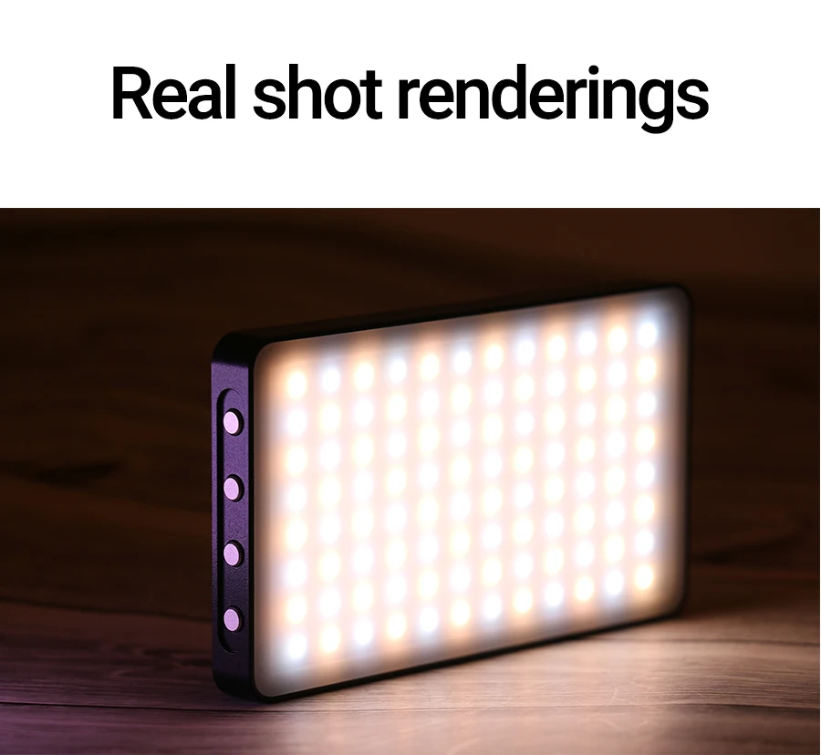 Mini portable professional studio photographic lighting bi-color rechargeable camera led video light