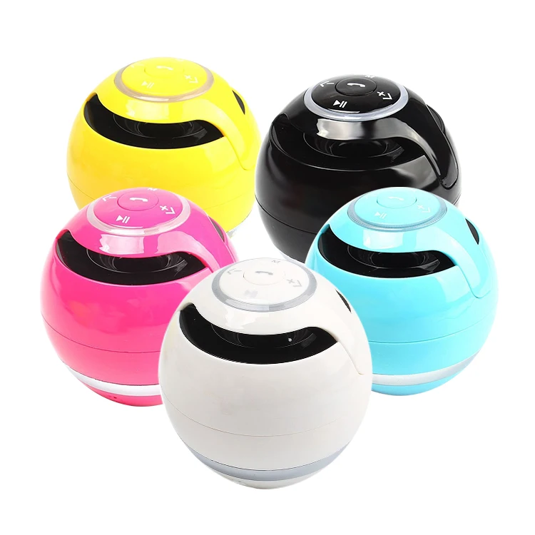 

2020 Wholesale High Quality Mini Speaker Home Table Round Cooler Wireless Portable Speaker with LED Light, Multicolor
