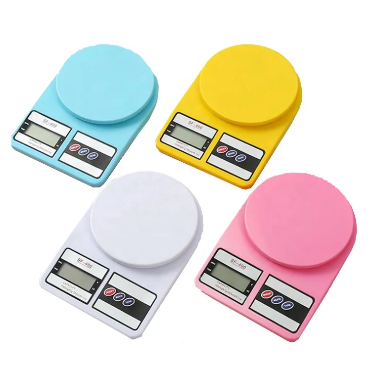 

White pink blue yellow jewelry bakehouse commercial kitchen food scale, Four colors