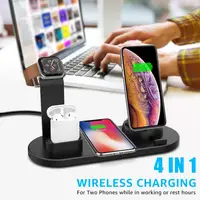 

Wireless Charging Stand 4 in 1 Charger Station Compatible with Apple Watch and iPhone X/8/11 Pro Max