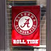 Custom 30*45cm Doubleside Alabama Crimson Tide Circle Logo Garden Flag