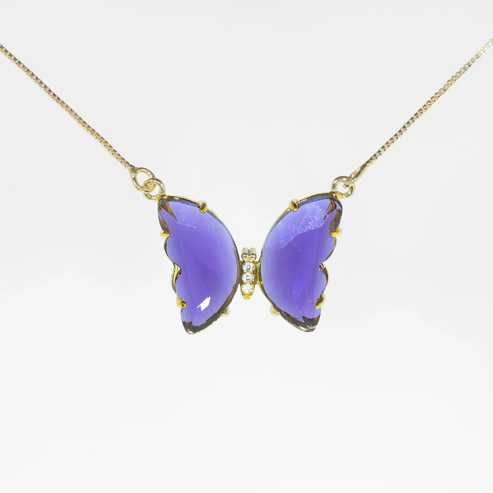 

Best Selling And Most Popular Exquisite Modern Style Necklace Set, Violet