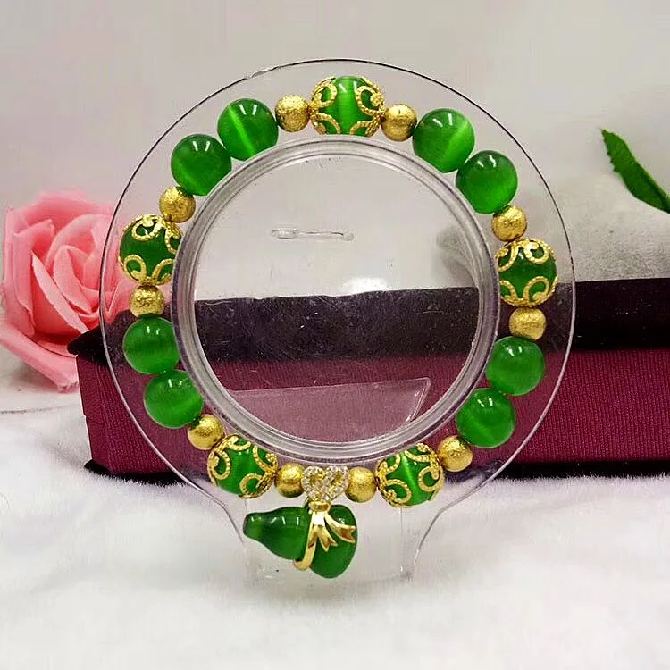 

Opal Gourd BraceletGold Plated Gourd Bracelet Fashion Lady Opal Diy Bracelet