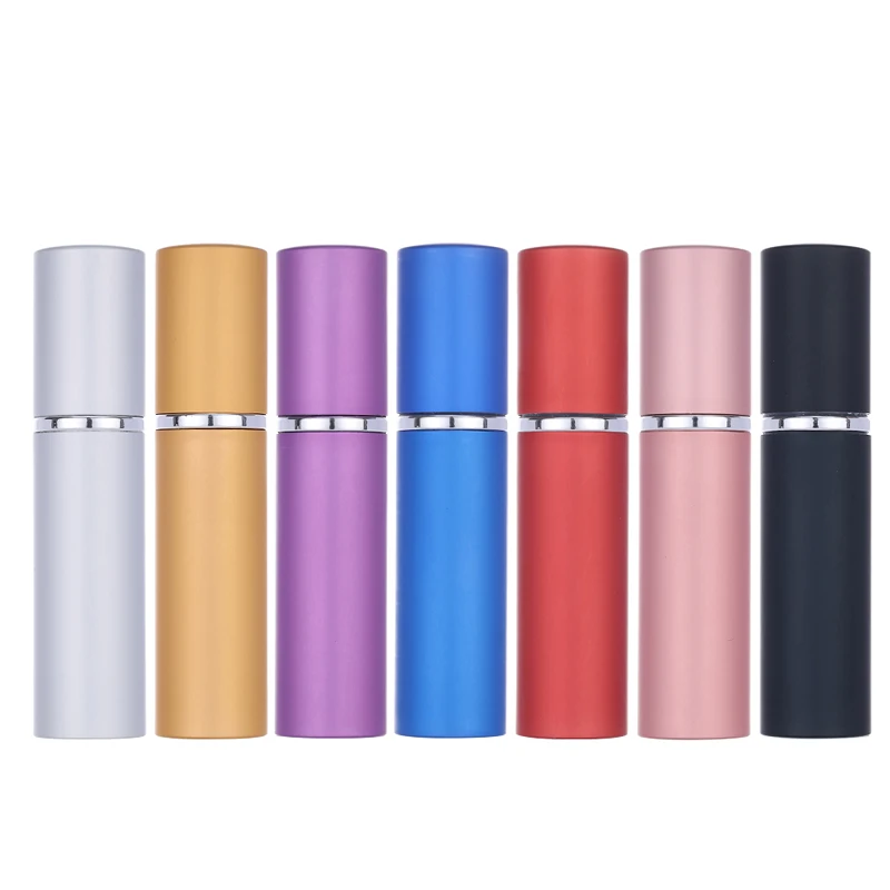

custom logo round fashion 10ml perfume refillable spray bottle small