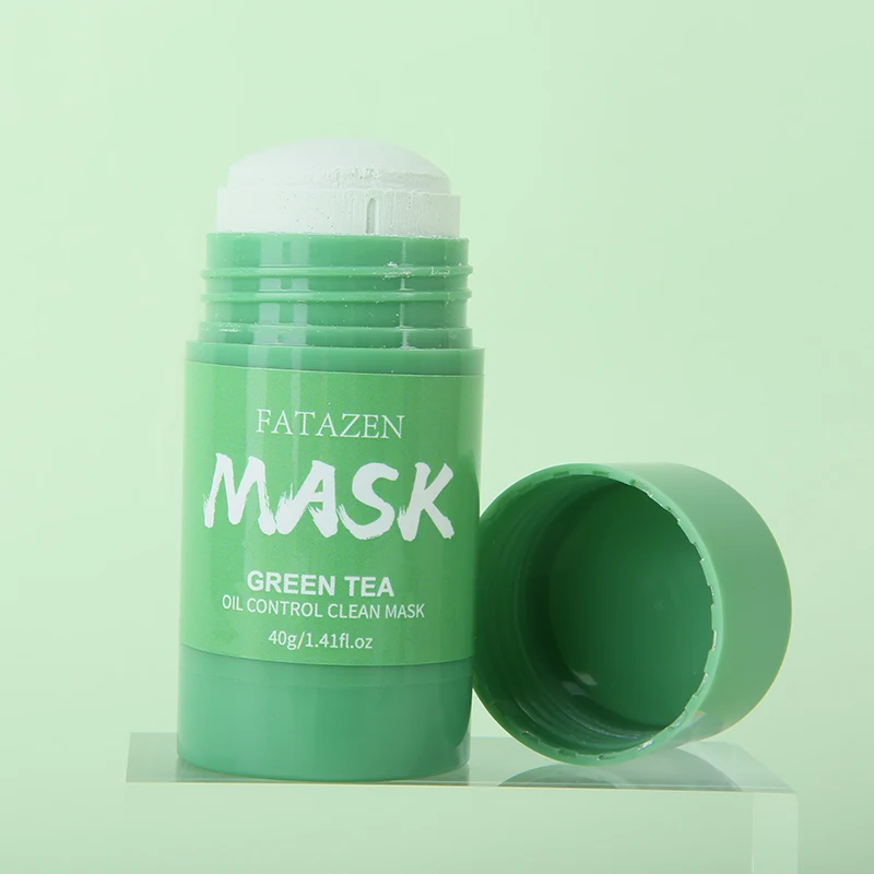 

Custom Logo Private Label Face Clay Mask Stick Facial Green Tea Purifying Stick Mask Facial Clay Solid Green Tea Mud Mask Stick