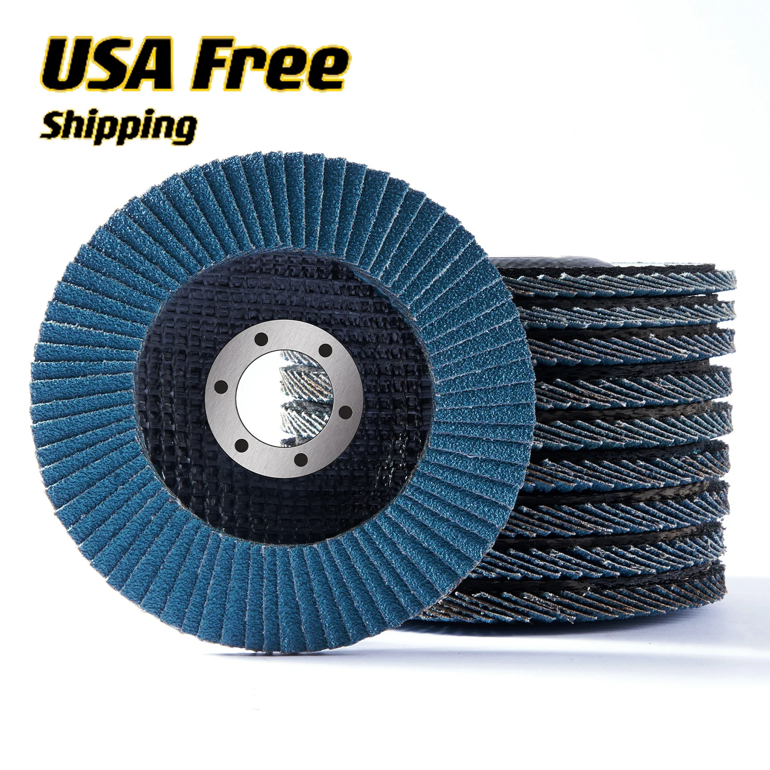 

USA Warehouse Shipping Within 24h 20 Pack 4-1/2 x 7/8" Zirconia Flap Sanding Disc