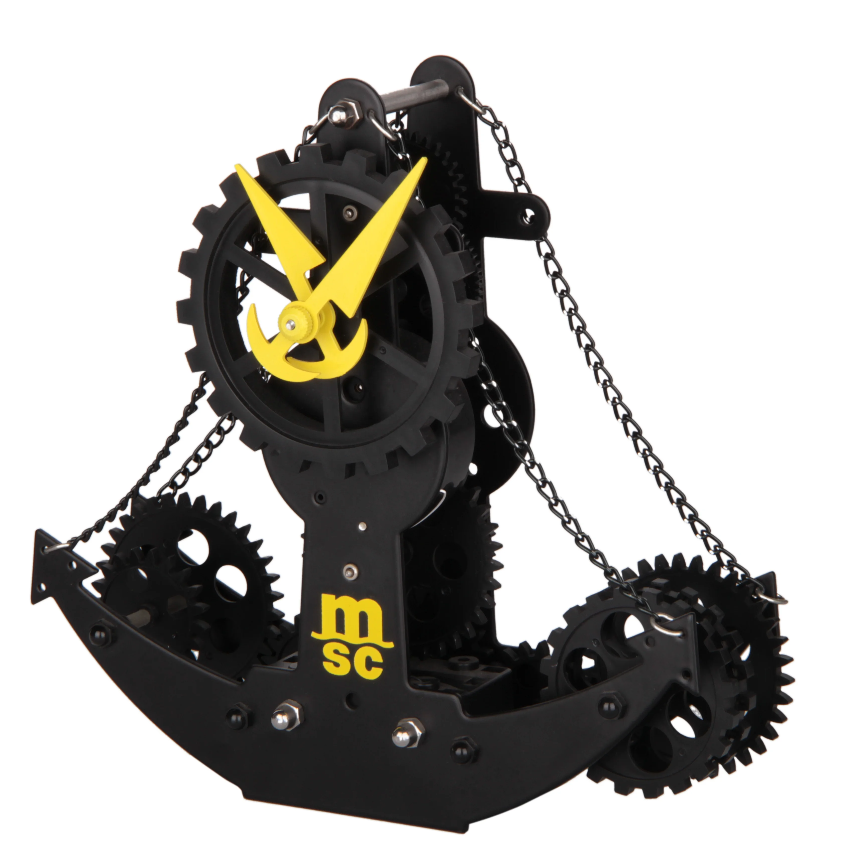 
Gear Clock Wall Mounted Home Decor Mechanical Quartz Funny Bedside Table Clock Small Pirate Ship Clock For Gift 