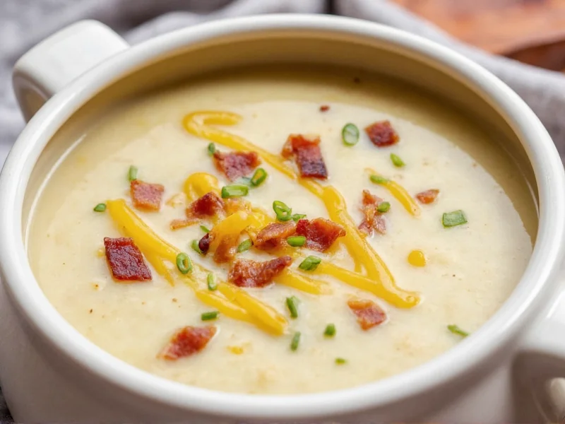 Perfect Bacon Potato Soup Recipe: Creamy & Comforting