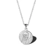 YXLLP1724 Small - Virgin Mary Round Medal Golden Korea Cute Necklace