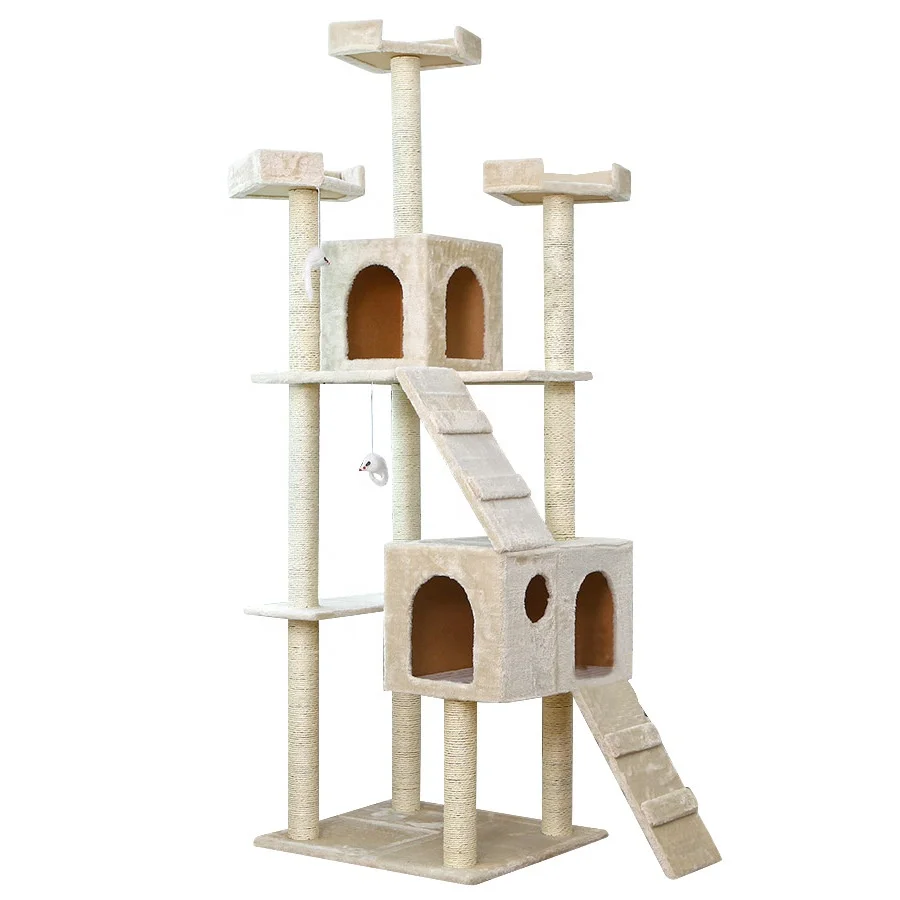 

Cheap Price Cats Catches Playing Sleeping Relaxing Cat Tree with platform
