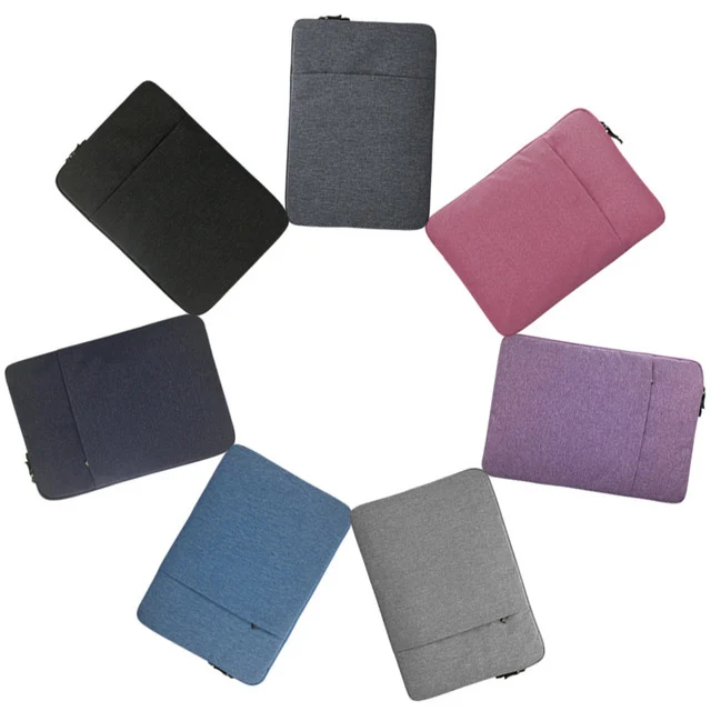 

Zipper Laptop Bag Polyester Mini Inner Bag Factory Direct Oxford for Ipad Macbook Laptop Sleeve Nylon with Laminated Zip Pocket