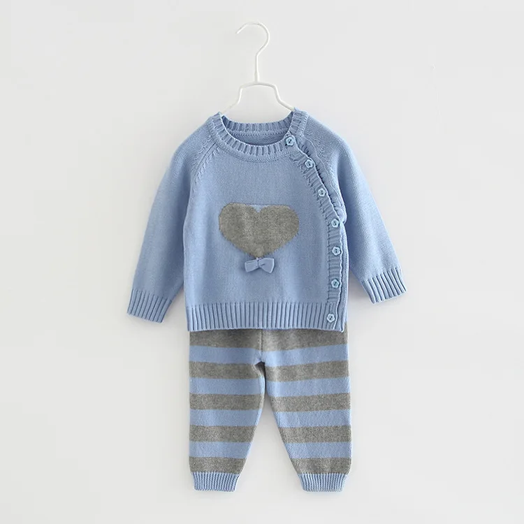 

winter knitted baby clothes sets for boys sweater set pink cotton boutiques children clothes wholesale