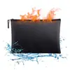 Non-Itchy Silicone Fireproof Document Bags Waterproof and Fireproof Money Bag Fire Resistant Safe Storage Pouch with Zipper