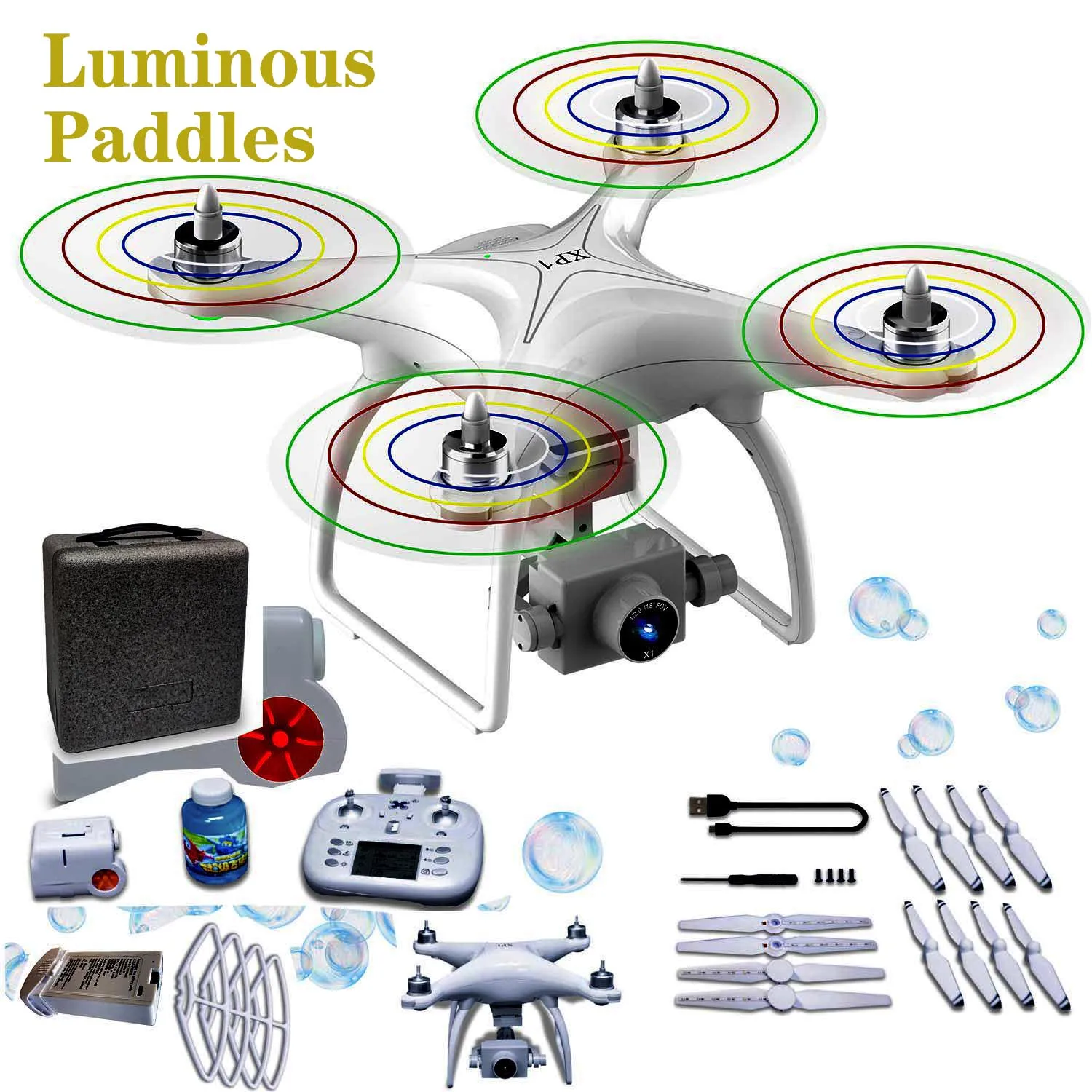 

1.5/2Km Control Distance Dron 43Km/H 3 Axis Gimble 4G Wifi Mv Function Drone 4K Professional
