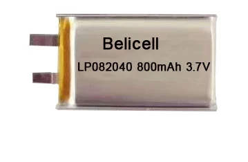 Lithium Polymer battery 802040 800mAh 3.7v Rechargeable Li-ion Batteries for POS terminal