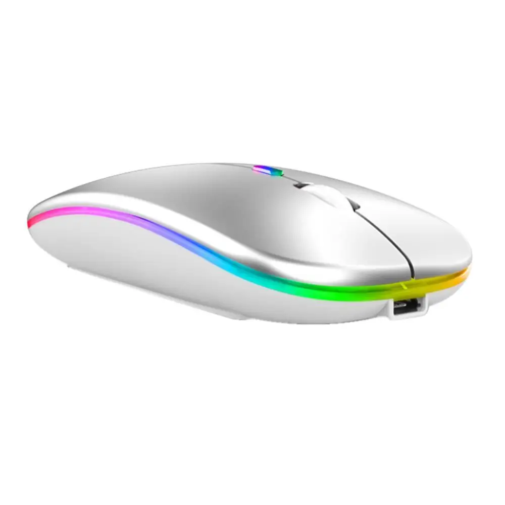 

Mouse inalambrico Ultra-Thin rechargeable colorful 2.4Ghz optical computer wireless pc gaming mouse