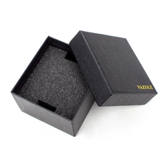 

Yazole M h-5 China Manufacturers Oem Watch Box Custom Logo Elegant Black Jewelry cases,Box with insert packaging