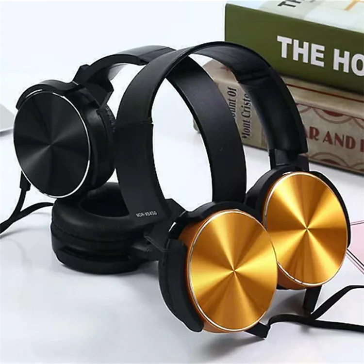 

Factory direct sale cheap custom ABS PVC headband earphone with flat cable wire