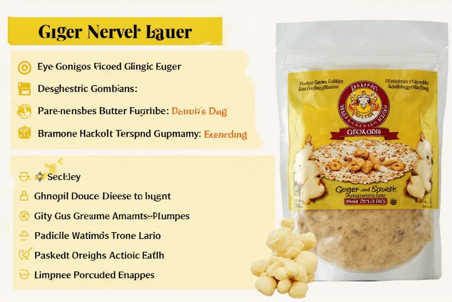 Scientific illustration showing molecular structure of gingerol compounds in ginger extract