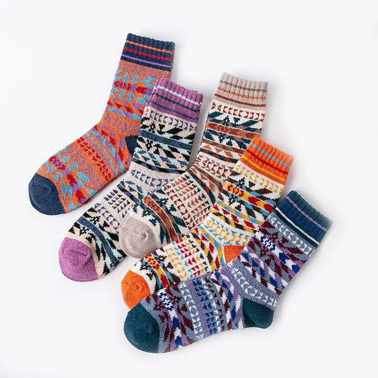 

Wholesale Good Quality Women Autumn And Winter Thick Warm Wool Socks