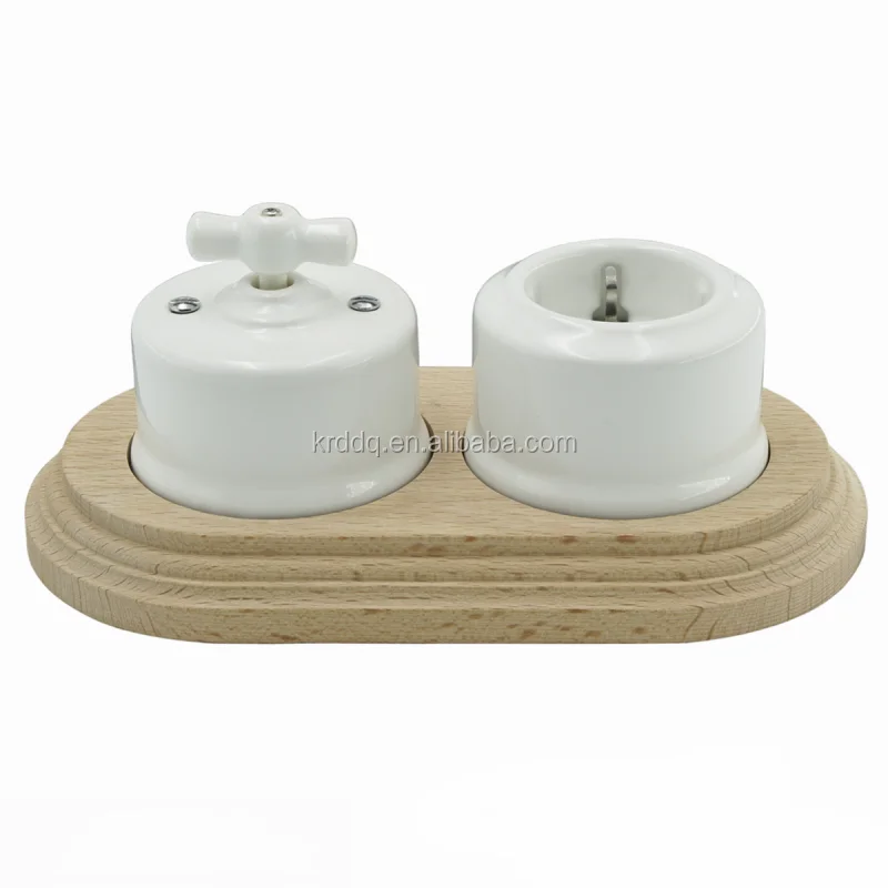 Interruptor De Pared Retro Montado En Superficie,Interruptor Giratorio