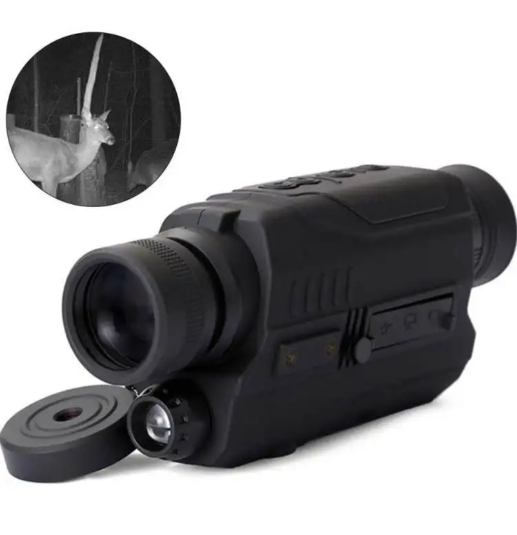 

Clearly See In 100% Complete Darkness IR Infrared Digital Night Vision Monocular with 16GB Card and Photo Capture, Black or camouflage