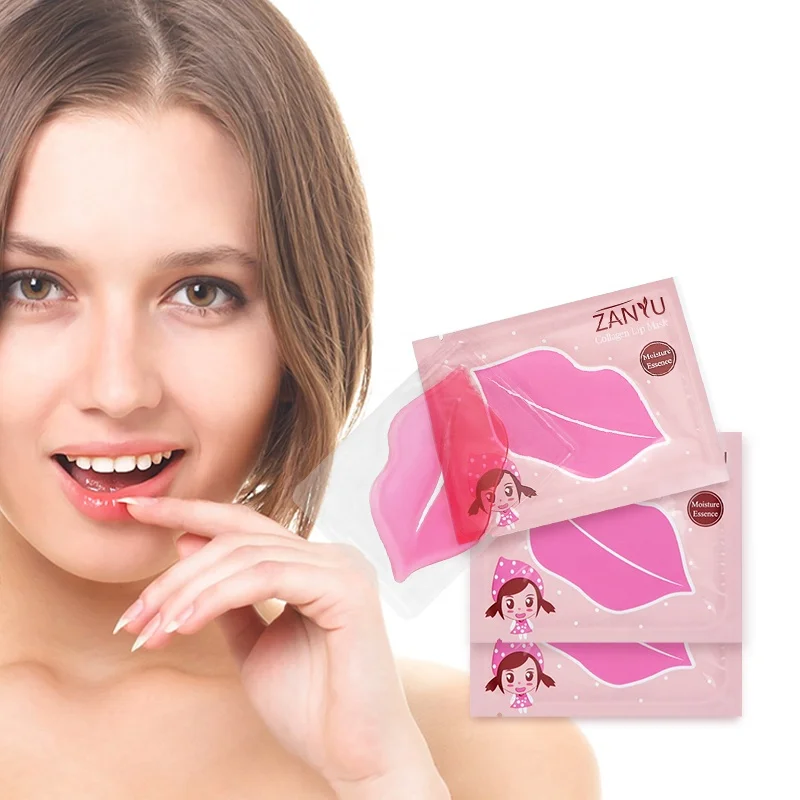 

Hot Sale Private Label Collagen Moisturizing Pink Lipmask Hydrating Plumper Lip Crystal Sleeping Lip Mask