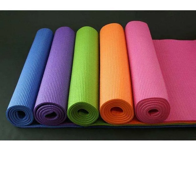 

Yugland Pro Yoga Mats for Women Workout Mats for Home Pilates and Floor Exercises, Black,purple,red