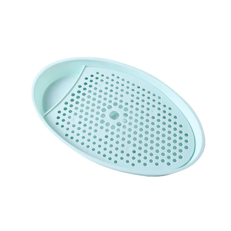 

Kitchen Utensils Drip Round With Vinegar Dish Dumpling Dish Hot Daily Plate Tray, As show