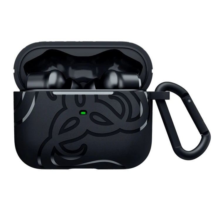 

Cheap Price Razer Earbuds THS Protective Case with Carabiner for Hammerhead True Wireless Pro, Razer gaming case