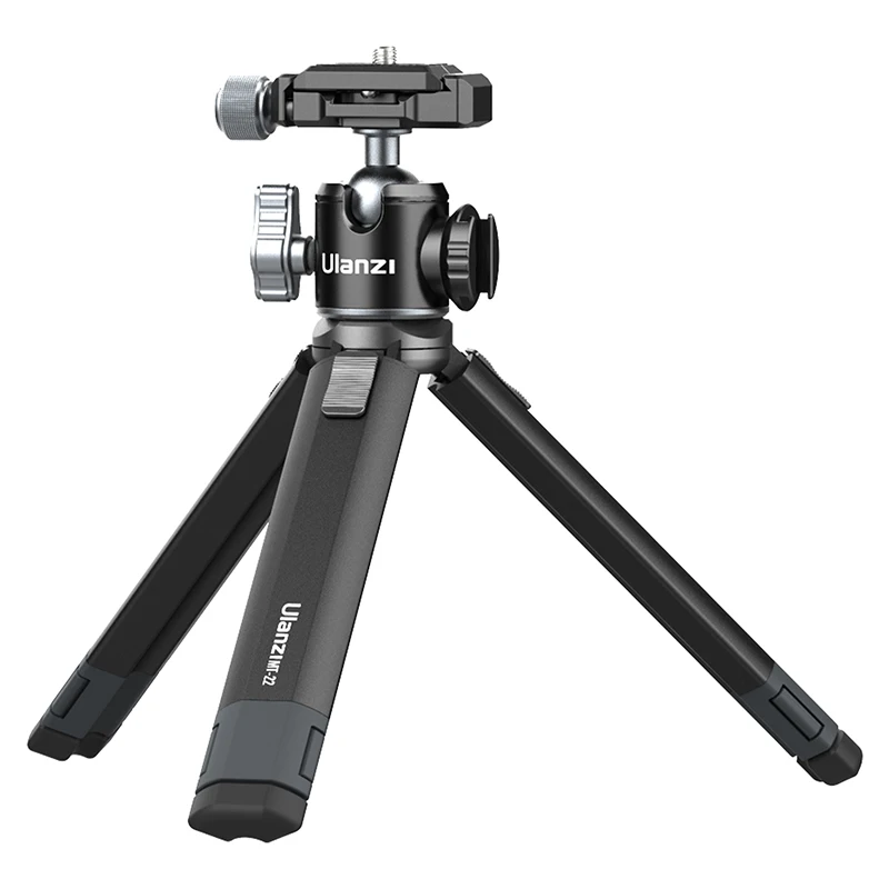 

Ulanzi MT-24 Aluminum Alloy Camera Vlog Set, Universal Tripod For Camera DSLR Smartphone Accessories, Black