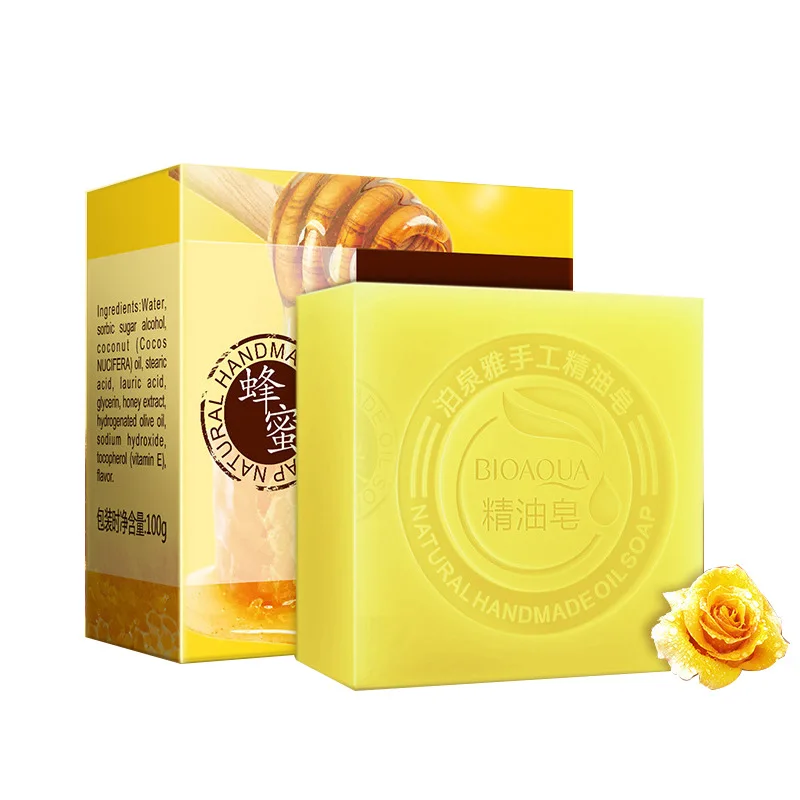 

100g Chinese Herbal Essential Oil Soap Facial Body Treatment Pore Cleanser Handmade Soap For Dispel Mites Skin Repair Bath Soap