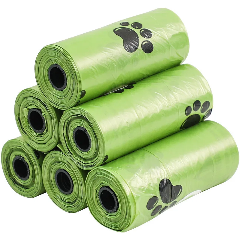 

Eco-Friendly Leak Proof Dog Garbage Bag Biodegradable Dog Poop Bags Degradable Large Waste Bags for Doggy, Customized color