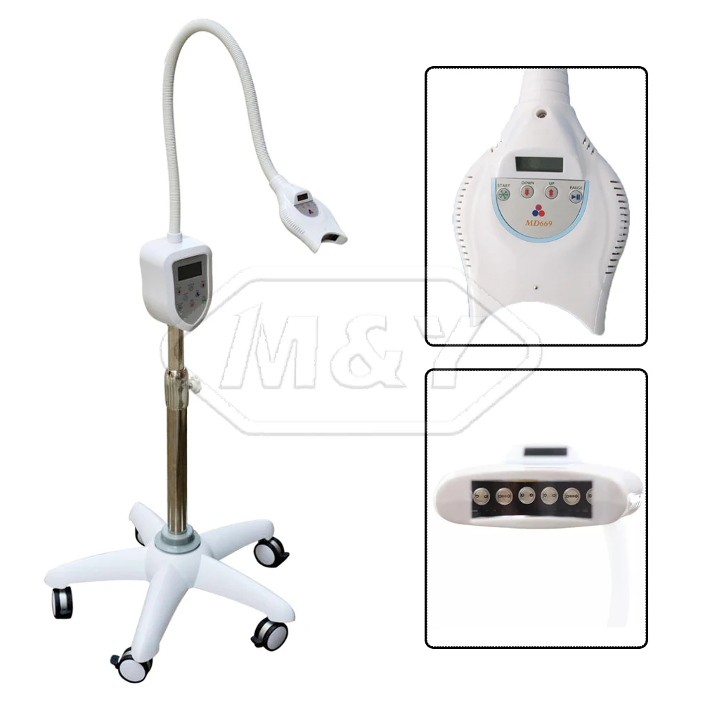 

LED Light Accelerator Mobile Dental Teeth Bleaching Whitening Unit Machine dental bleaching/dental whitener/teeth whitening lamp